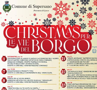 Christmas per le Vie del Borgo Supersano 2024