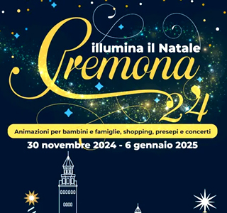 Cremona illumina il Natale Cremona 2024