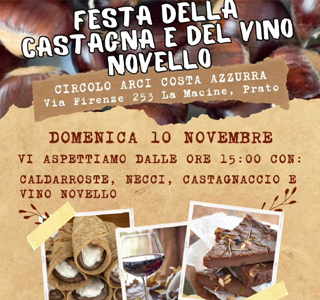 Festa della Castagna e del Vino Novello Prato 2024