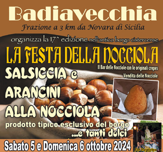 Festa della Nocciola Badiavecchia (ME) Sicilia 2024