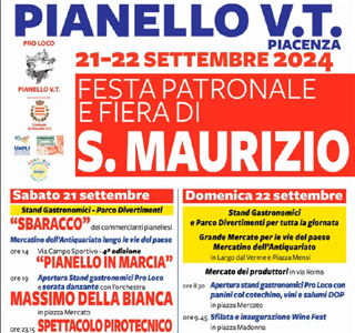 Festa Patronale e Fiera di S.Maurizio Pianello Val Tidone 2024