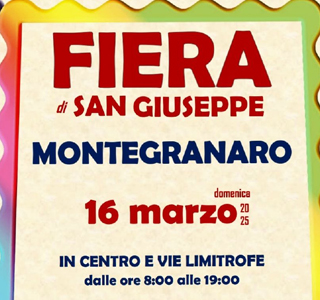 Fiera di San Giuseppe Montegranaro 2025