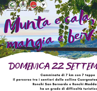 Munta e cala, mangia e beiv Ronchi Maddalena 2024