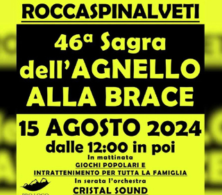 Sagra dell'Agnello alla Brace Roccaspinalveti 2024