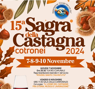 Sagra della Castagna Cotronei (KR) Calabria 2024