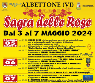 Sagra delle Rose Albettone (VI) Veneto 2024