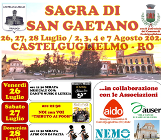 Sagra di San Gaetano Castelguglielmo 2024