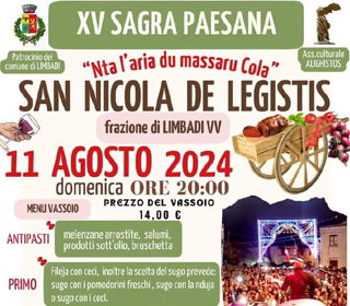Sagra Paesana San Nicola de Legistis 2024