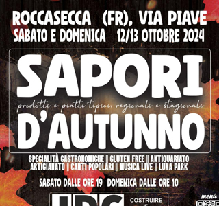 Sapori d'Autunno Roccasecca (FR) Lazio 2024