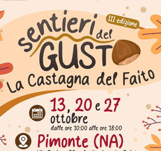 Sentieri del Gusto, la Castagna del Faito Pimonte 2024